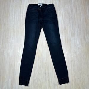 FRAME Le Skinny De Jeanne Mid Rise Dark Wash Denim Jeans Women's Casual 26